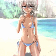 浜辺の愛里寿ちゃん