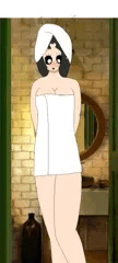 風呂上がりの女の子