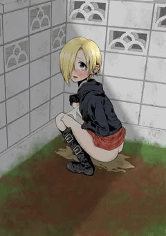 お外でおしっこしちゃう小梅ちゃん