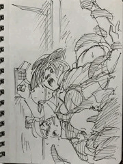 最近のボールペンらくがき（001）