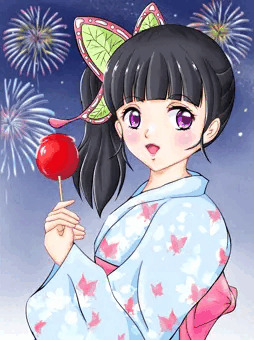 花火の日なので、浴衣カナヲ！