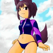 犬耳ラッシュガード