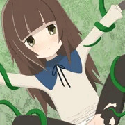 謎の触手に襲われるアリスちゃん