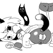ちび闇ちゃん尻穴晒しブルマ