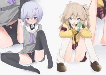 雫ちゃんとつむぎちゃん