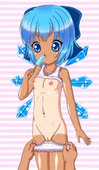 チルノちゃんパンツ下ろし