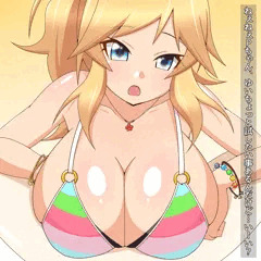 唯ちゃん　着衣ゴムパイズリ