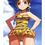 [Skeb]虎柄水着三隅さんと乳吸われ三隅さん