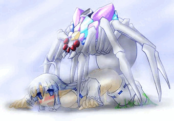 【異種姦】雪原疾走しようとしたら蜘蛛に捕まった