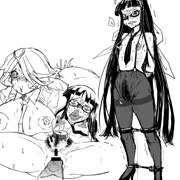 キルコさん＆黒髪パッツンさん