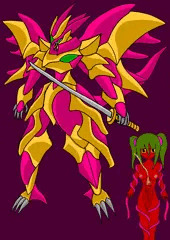 光魔龍の魔触装甲機神とふたなり
