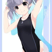 競泳水着「大潮(艦これ)」230821