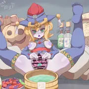 ハロウィン絵　子宮脱キョンシー　酒姫の蜜可