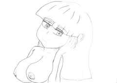 頬杖