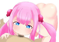 松茸を頬張るモモぴゅん