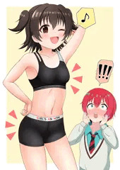 マチュの下着を着るみりあちゃん