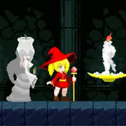 ろうそくにされる魔女ちゃん（試作）