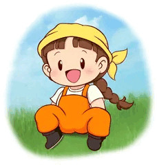 目的地のオーバーオールちゃん