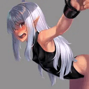 囚われの褐色エルフ