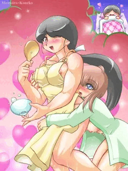 お借りキャラで百合エロ