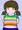 派手めの服を着た 地味子ちゃん（うちのこ）