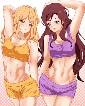 美組の腹筋はえっち