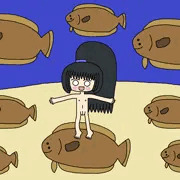 ヒラメの海底楽園
