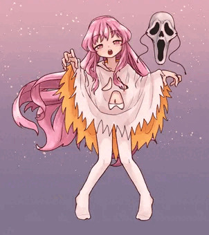 ハロウィンこころちゃん（＋ポンチョ無し差分）