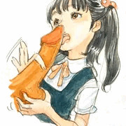 ジャンパースカート少女