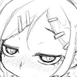 顔を下に向