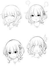オリジナル漫画のキャラデザイン