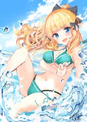水着サレンさん（全裸差分あり）