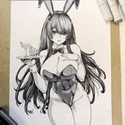 うちのこ紫村さんでバニーガール