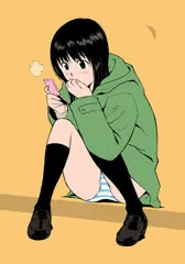 無防備女子高生