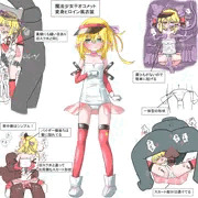 テオコメットちゃんの変身ヒロイン風衣装