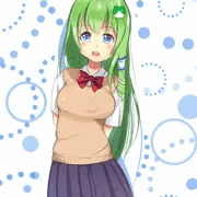 笑顔な早苗さん