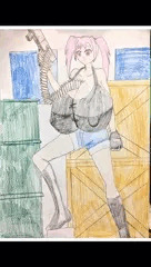 落書き超乳娘