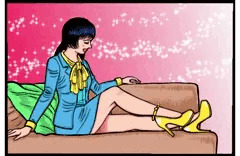 煌めく女