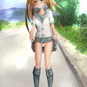 阿武隈ちゃん野外露出