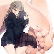 抱きつき