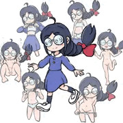 けだまのゴンじろーの ぶちょうこと光網 唯(みつあみゆい)ちゃんのつもり