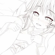 玉藻ちゃんとラブラブ正常位　線画