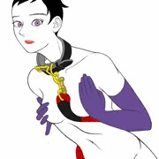 菫色。