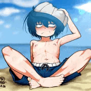 無条明音（男水着チャレンジ）