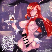ふたなり版くるっぷワンドロ39で描いた逆バニーふたパラソール futanari Parasoul in reverse bunny suit(nouskjp My Works)[skullgirls]