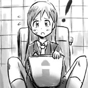 個室トイレでスケッチしてくれる空さん