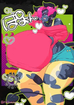 pixivリクエスト】依頼者様創作子膨乳
