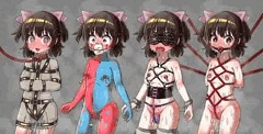 炉理奈と悪夢の塔　立ち絵エロ差分いろいろ
