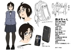 鉄JKちゃん設定画