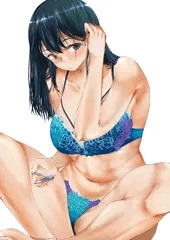 爪を切る女の子
